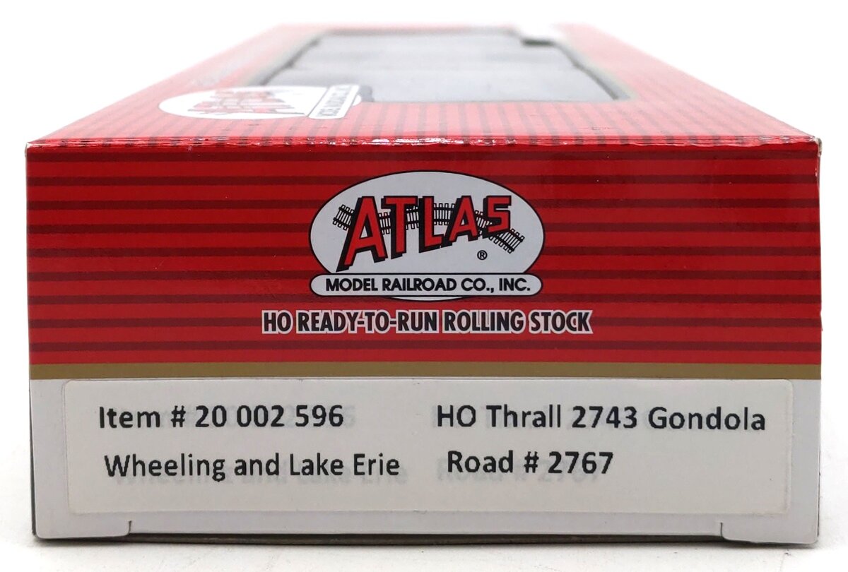 Atlas 20002596 HO Scale Wheeling & Lake Erie Thrall 2743 Gondola #2767