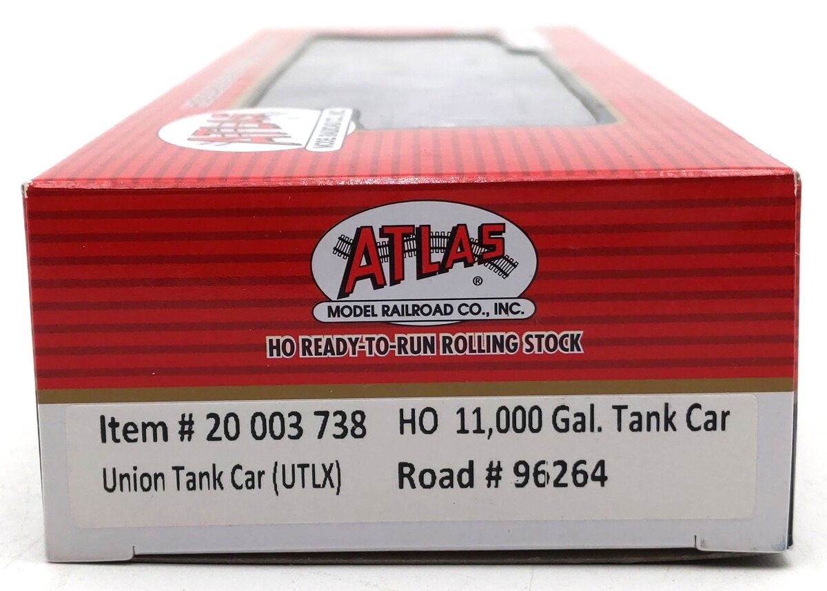 Atlas 20003738 HO Union Tank Car UTLX 11k Gallon Tank Car with Platform #96264