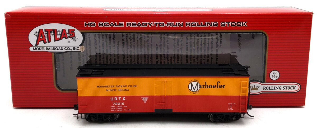 Atlas 20003809 HO Marhoefer Packing 40' Wood Reefer Car #72216