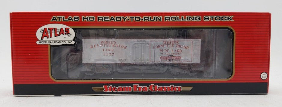 Atlas 20001692 HO Scale White Provision Co. 36' Wood Reefer #3355