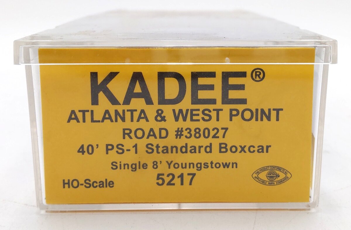 Kadee 5217 HO Atlantic & West Point 40' PS-1 Boxcar #38027