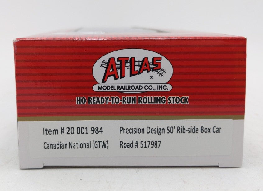 Atlas 20001984 HO Scale Canadian National GTW 50' Boxcar #517987