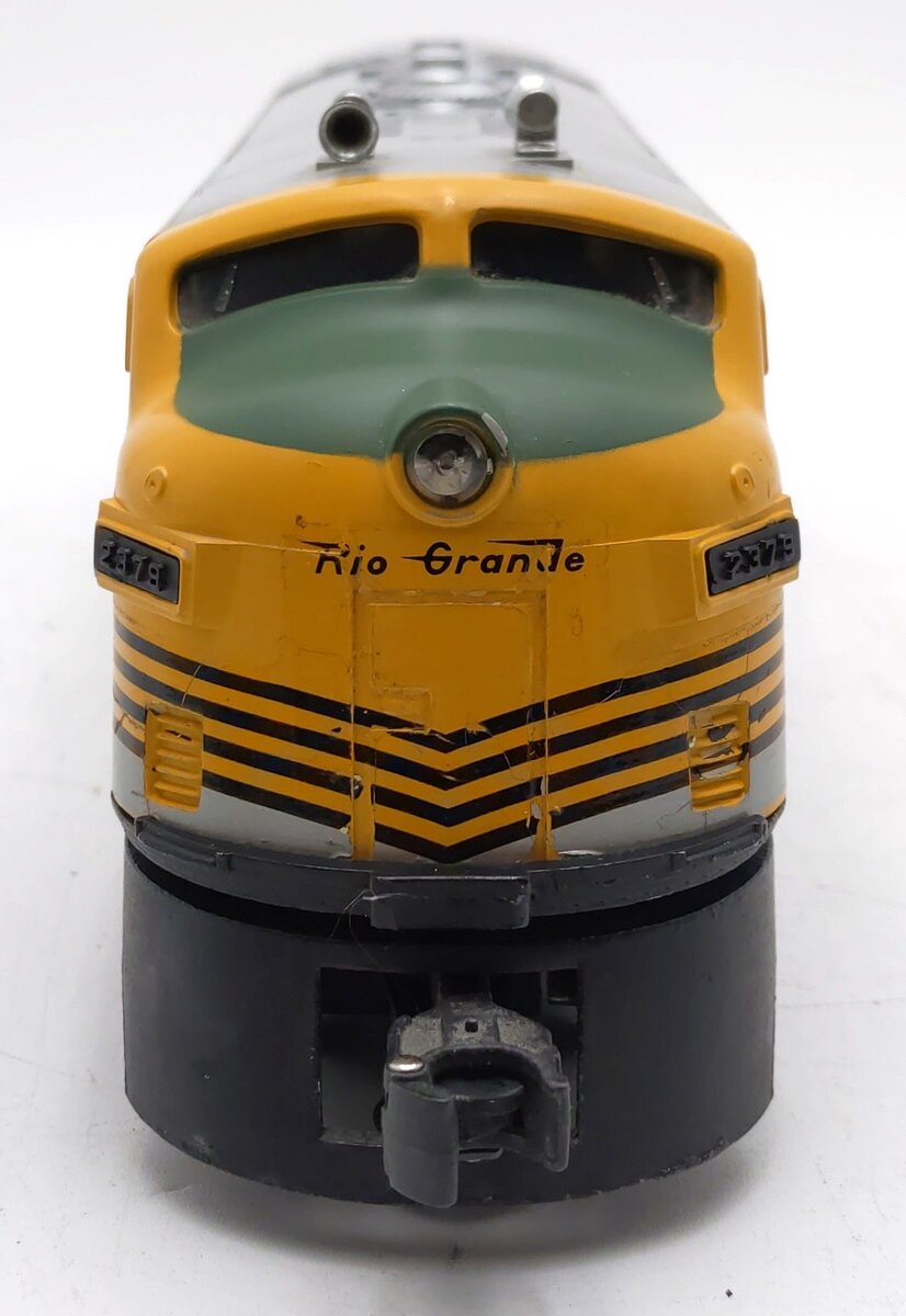 Lionel 2379 Vintage O Rio Grande F3 Powered Diesel Locomotive VG