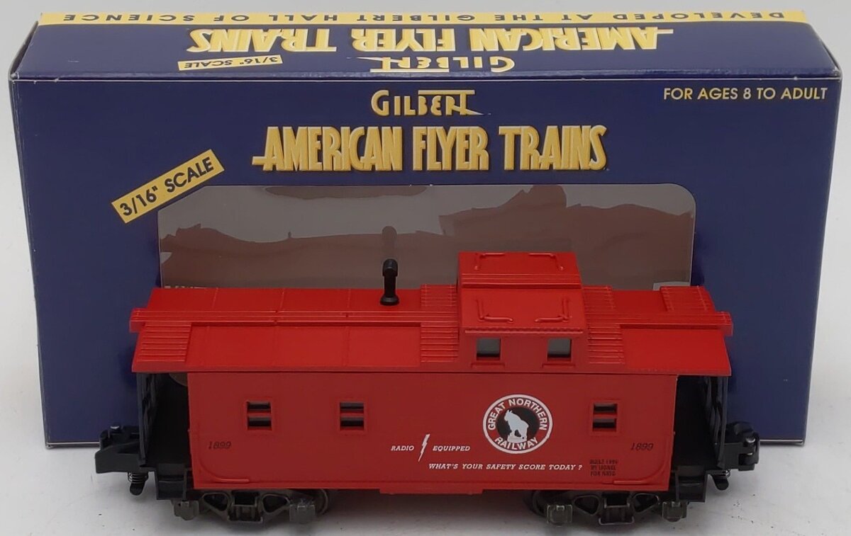 American Flyer 6-48214 S Gauge Great Northern (NASG) Offset Cupola Caboose LN/Box