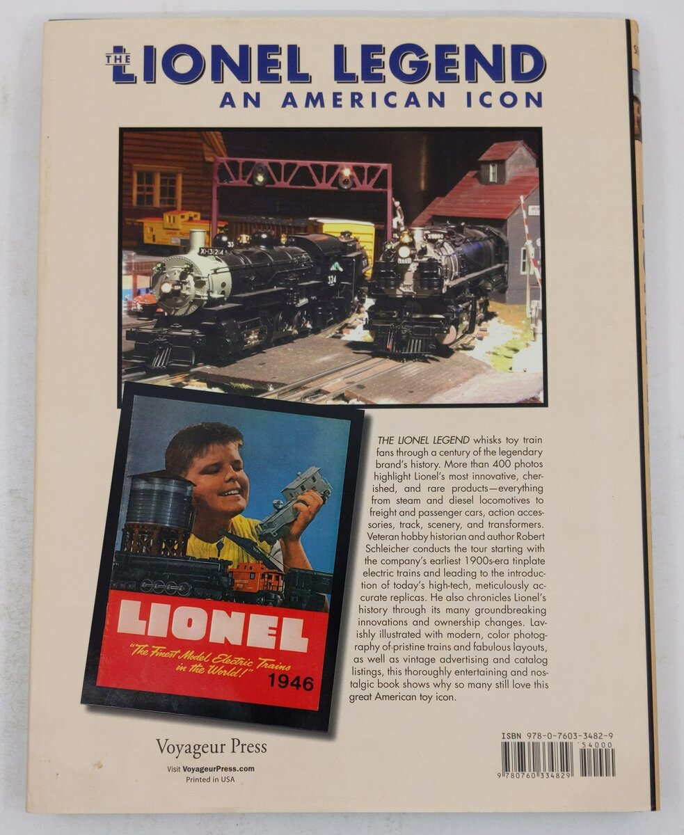 The Lionel Legend Hardcover Book By Robert S. Schleicher EX