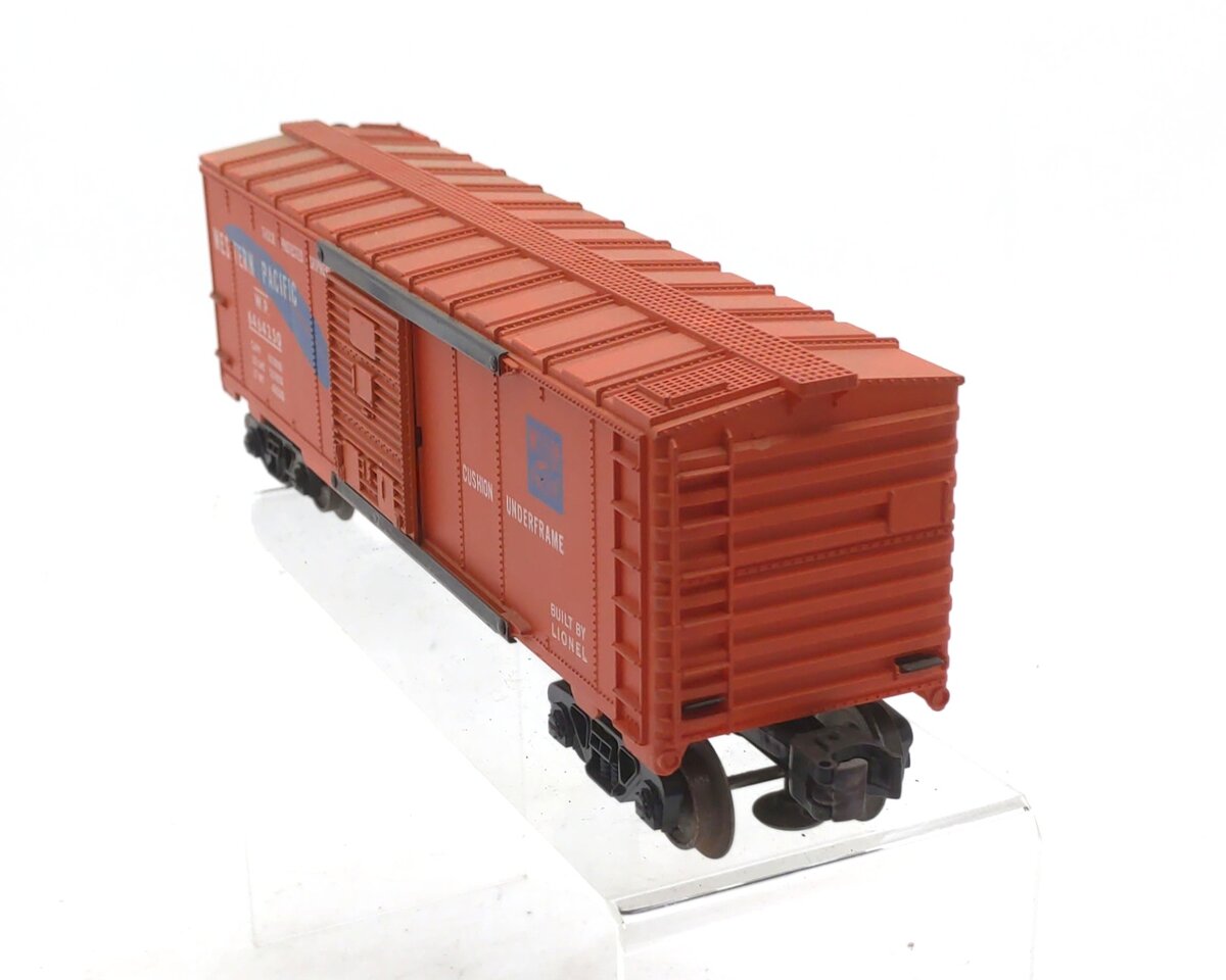 Lionel 6464-250 Vintage O Western Pacific Boxcar -Type IV Body Mold VG