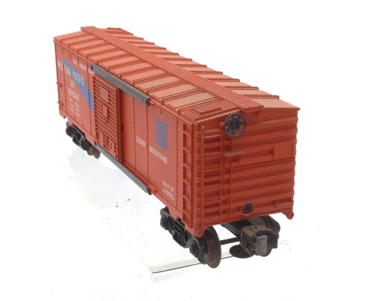 Lionel 6464-250 Vintage O Western Pacific Boxcar -Type IV Body Mold VG
