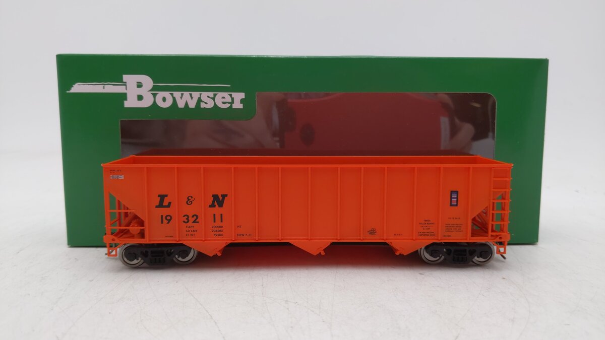 Bowser 43205 HO Louisville & Nashville H-43 100-Ton Hopper Car #193211