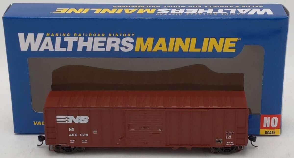 Walthers 910-1862 HO Norfolk Southern RTR 50' ACF Exterior Post Boxcar #400028