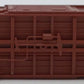 Walthers 910-1862 HO Norfolk Southern RTR 50' ACF Exterior Post Boxcar #400028