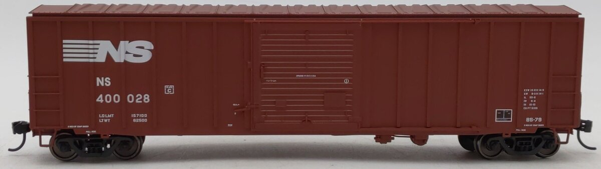 Walthers 910-1862 HO Norfolk Southern RTR 50' ACF Exterior Post Boxcar #400028
