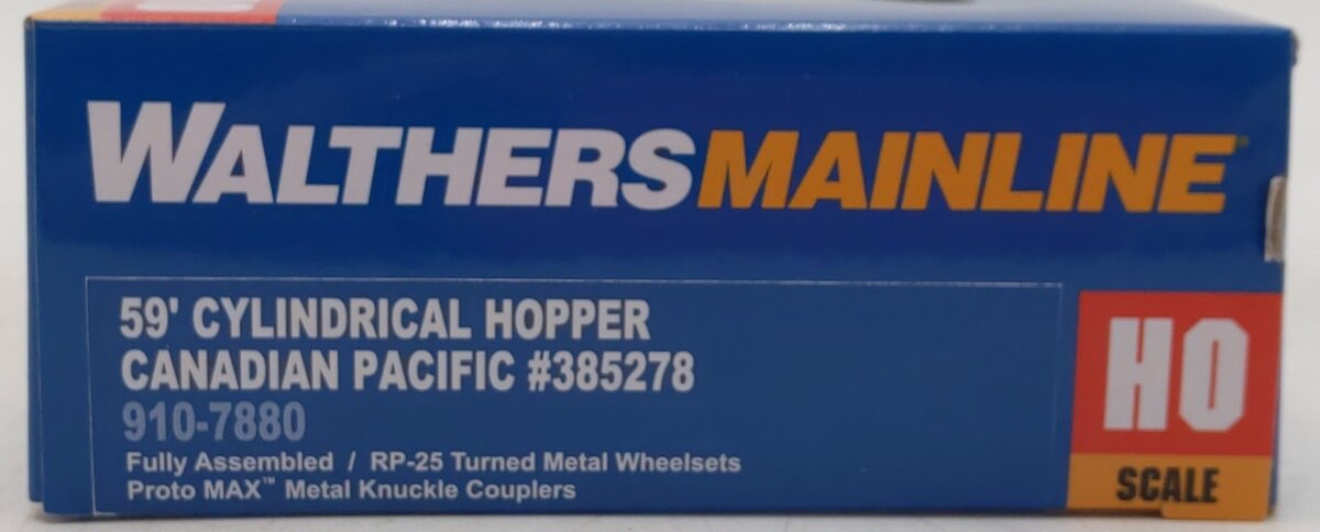 Walthers 910-7880 HO Canadian Pacific 59' Cylindrical Hopper RTR #385278