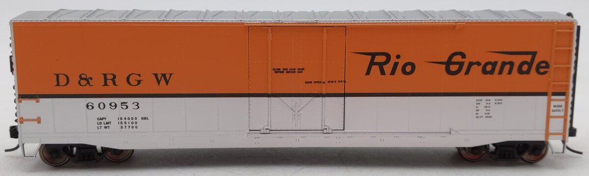 Rivarossi HR6583C HO D&RGW 50' Plug-Door Boxcar #60953