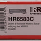 Rivarossi HR6583C HO D&RGW 50' Plug-Door Boxcar #60953
