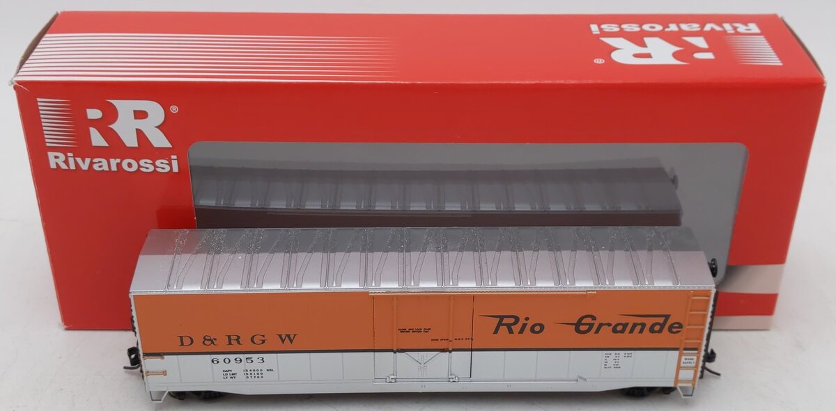Rivarossi HR6583C HO D&RGW 50' Plug-Door Boxcar #60953