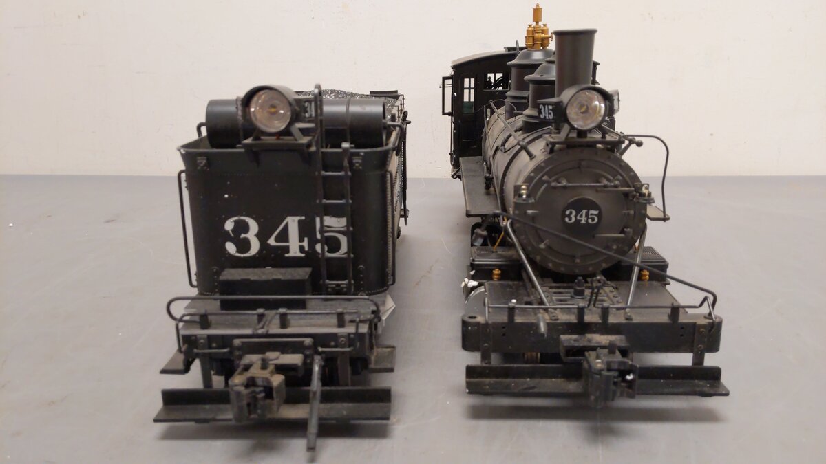 Bachmann 83194 D&RGW C-19 2-8-0 DCC Ready Steam Locomotive #345 EX