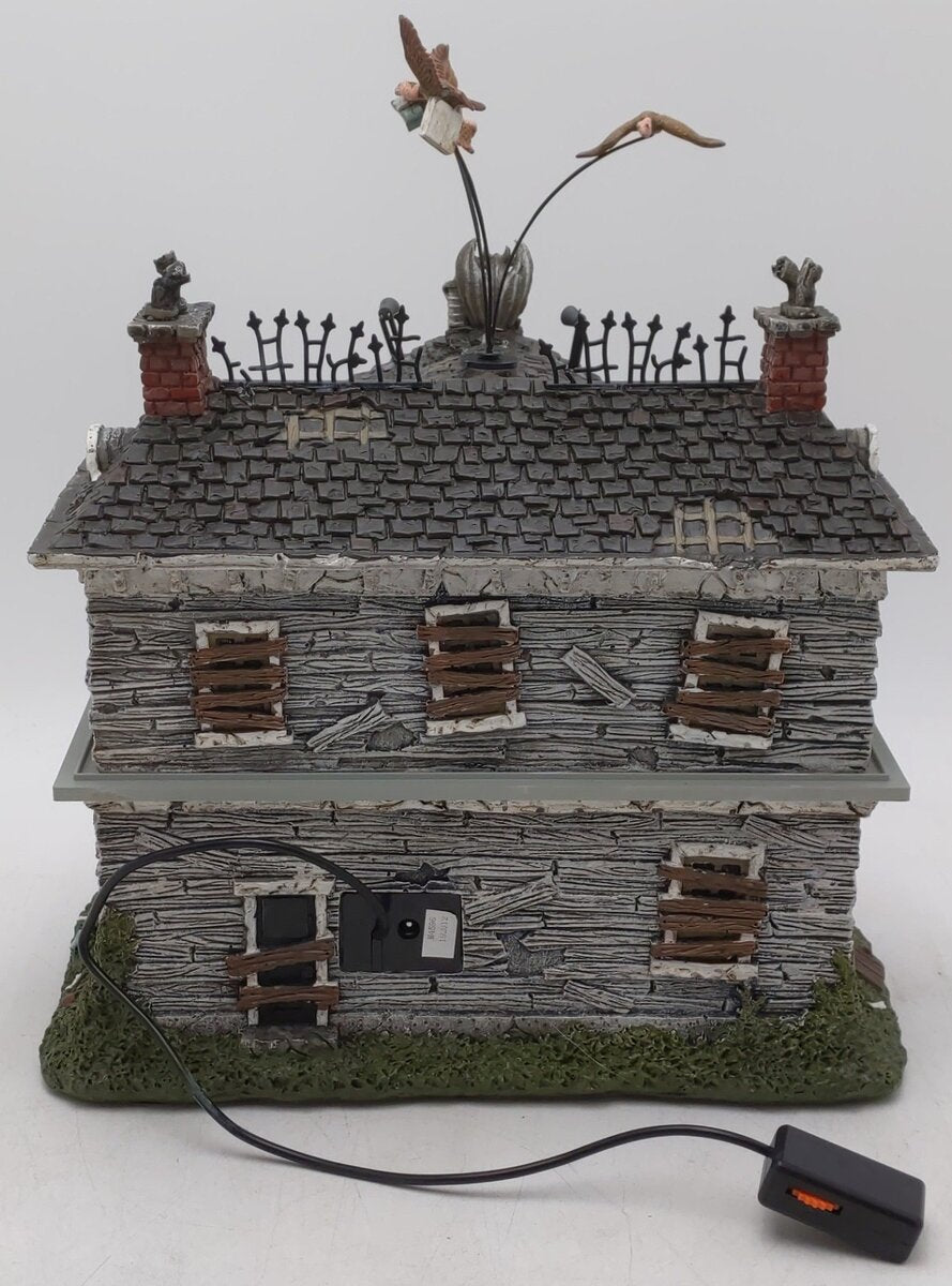 Lemax 75171 Spooky Town Dead Fraternity Ceramic Building EX/Box