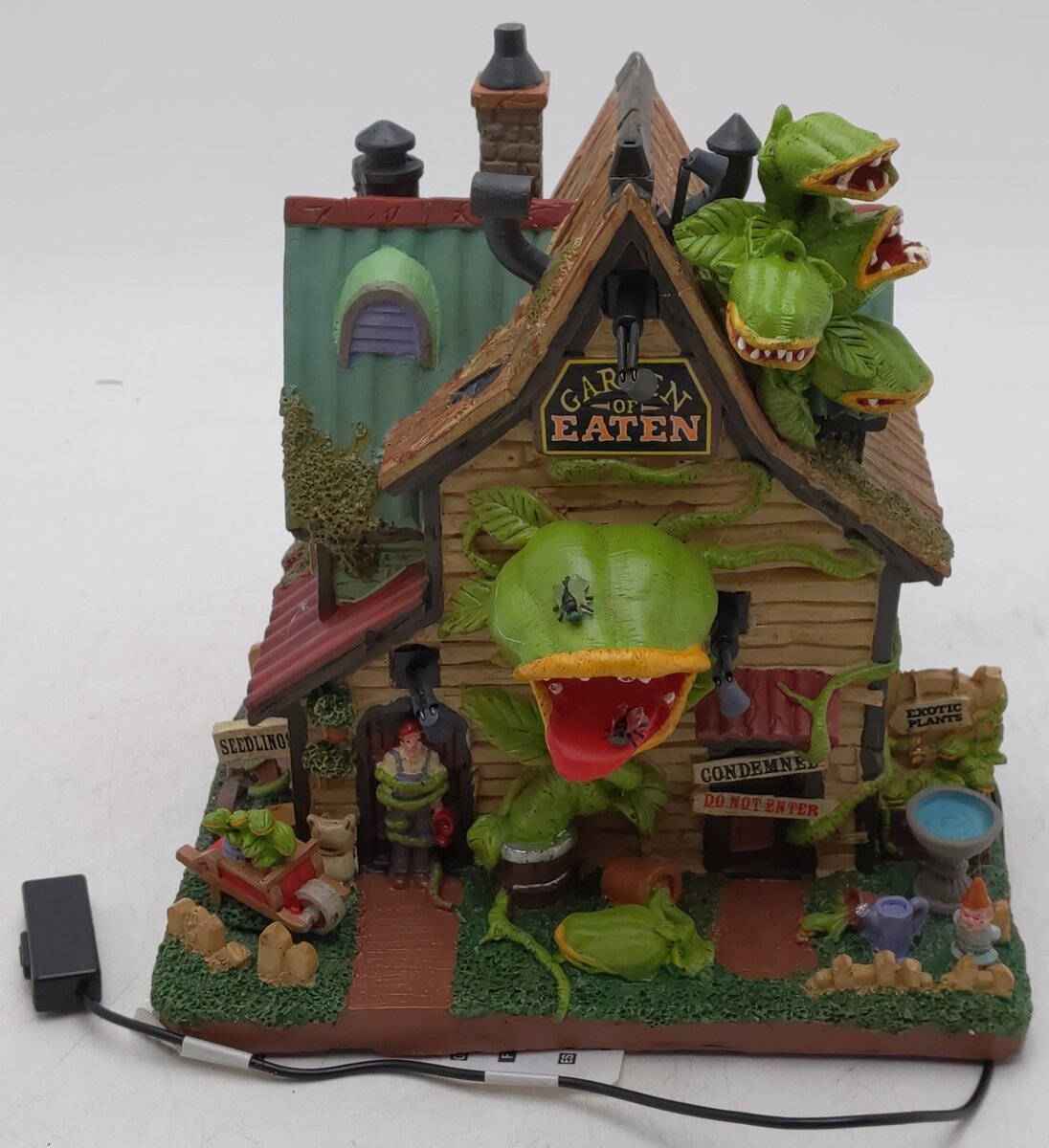 Lemax 95445 Spooky Town Garden of Eaten EX/Box