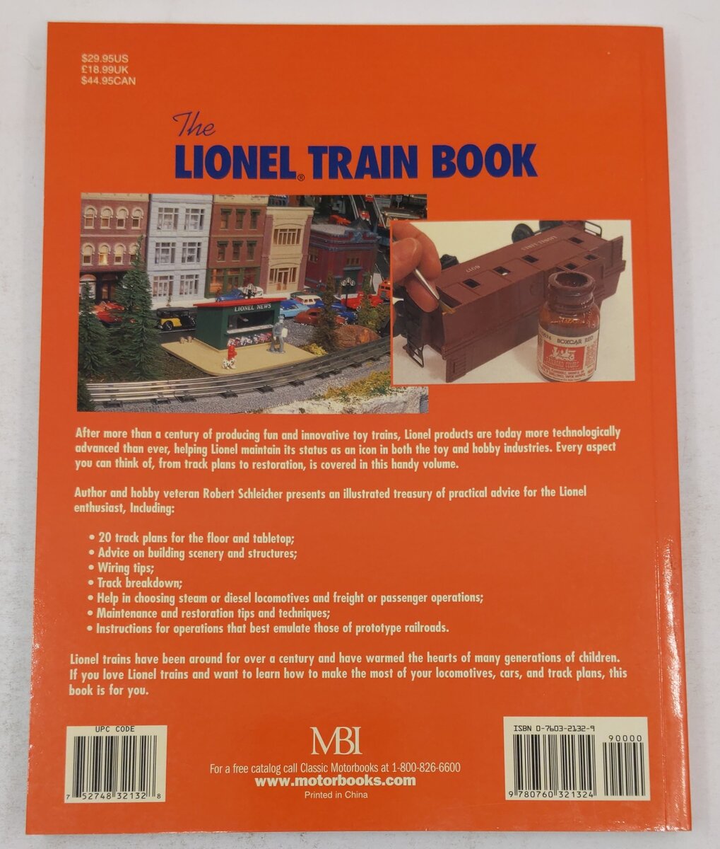 The Lionel Train Book Paperback Book By Robert Schleicher EX