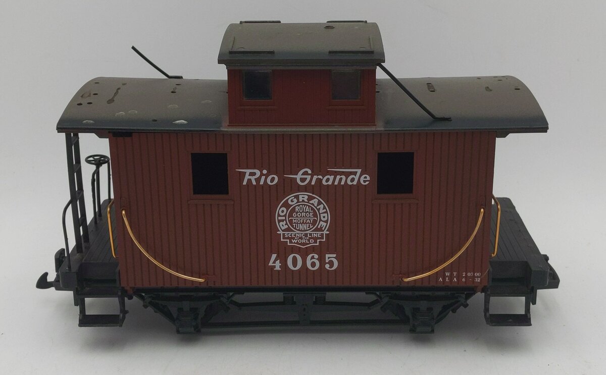 LGB 4065 G Scale Rio Grande Red Cupola Caboose VG