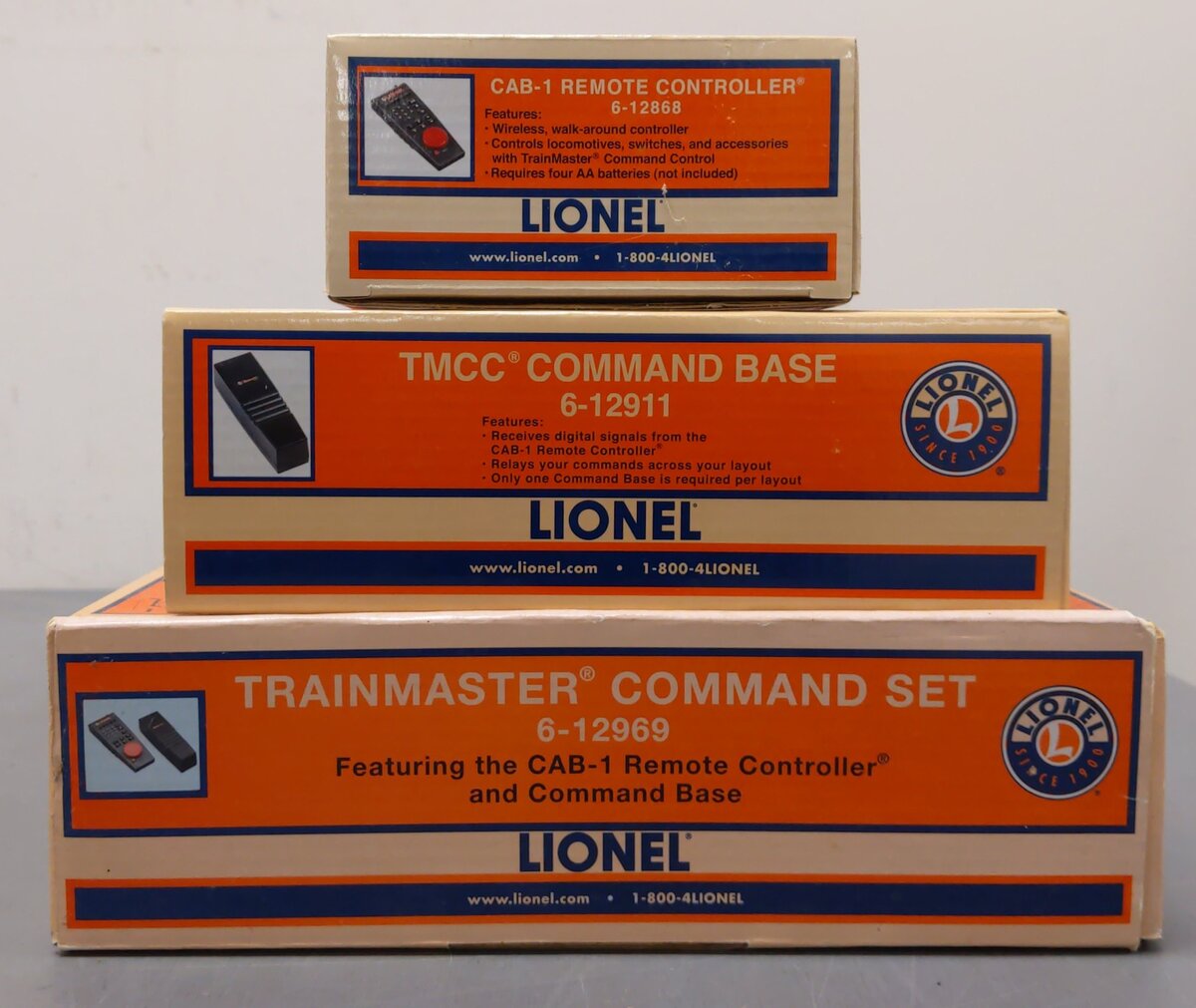 Lionel 6-12969 O TrainMaster CAB1 Command Set Remote & Base EX/Box
