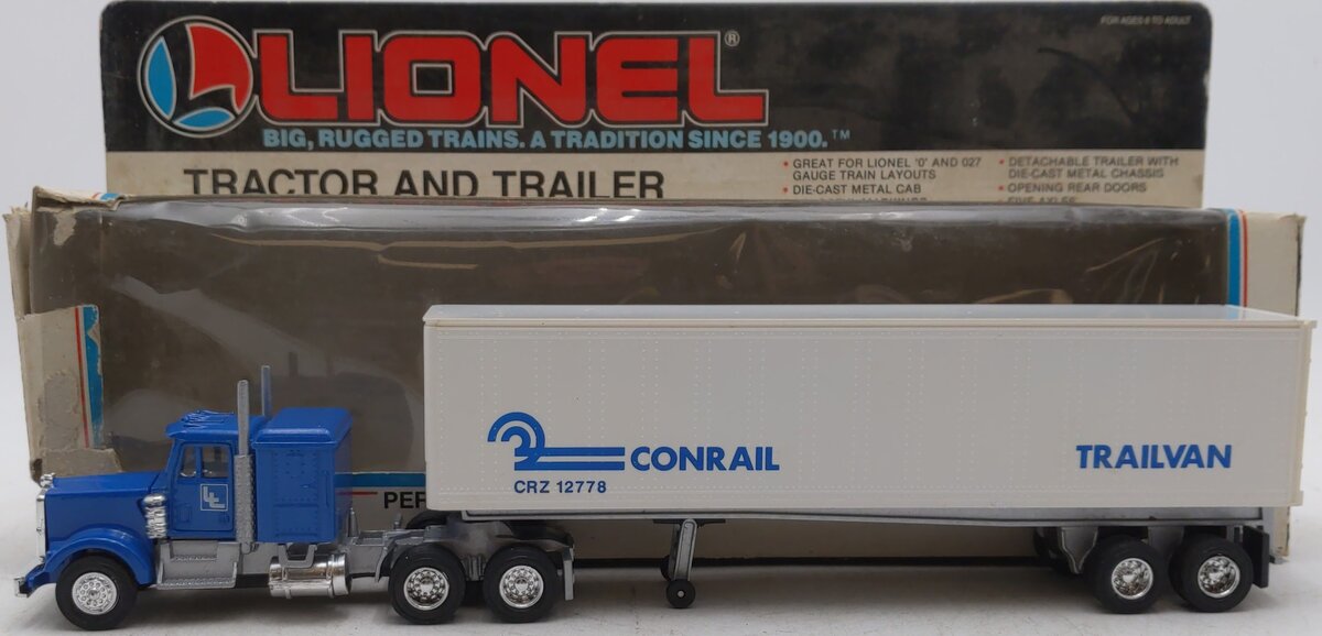 Lionel 6-12778 O Conrail Tractor & Trailer Truck LN/Box