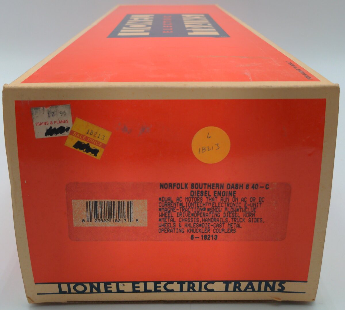 Lionel 6-18213 O Gauge Norfolk Southern Dash 8 40-C Diesel Locomotive #8688 EX/Box