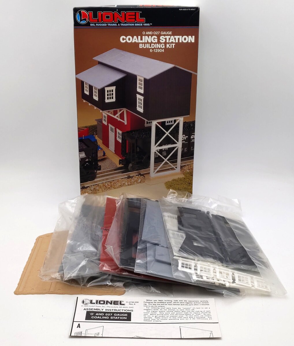 Lionel 6-12904 O And O27 Gauge Coaling Station Building Kit MT/Box