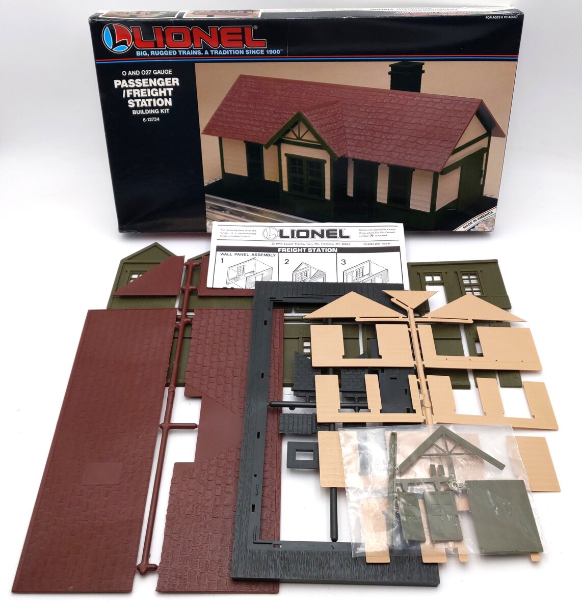 Lionel 6-12734 O And O27 Scale Passenger Freight Station Building Kit