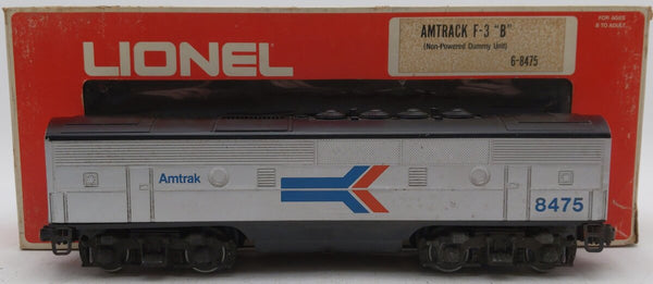 Lionel 6-8475 Amtrak F3 Dummy B-Unit Diesel Locomotive EX/Box – Trainz