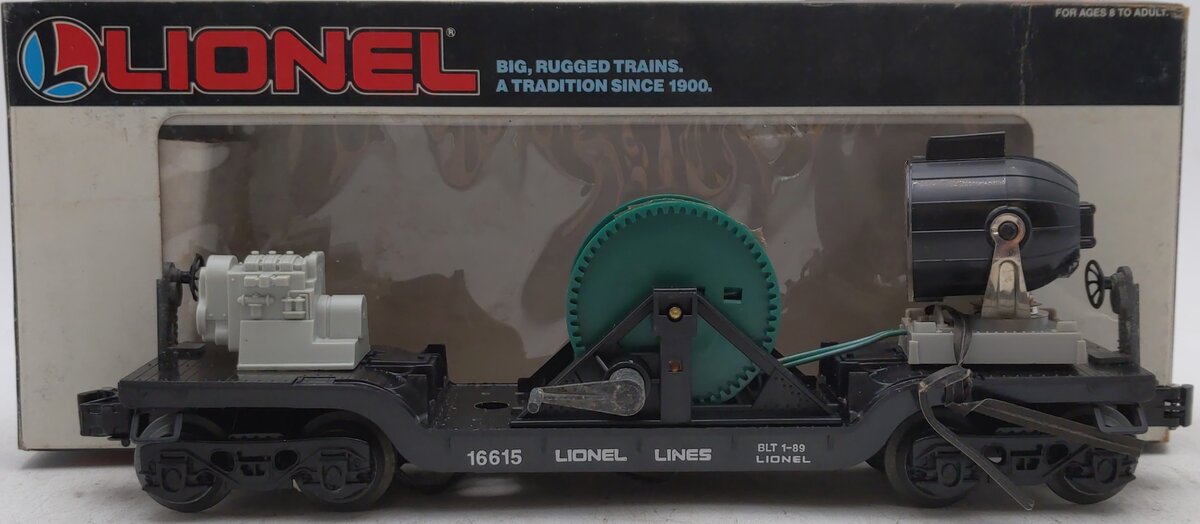Lionel 6-16615 O Gauge Lionel Lines Extension Searchlight Car with Searchlight LN/Box