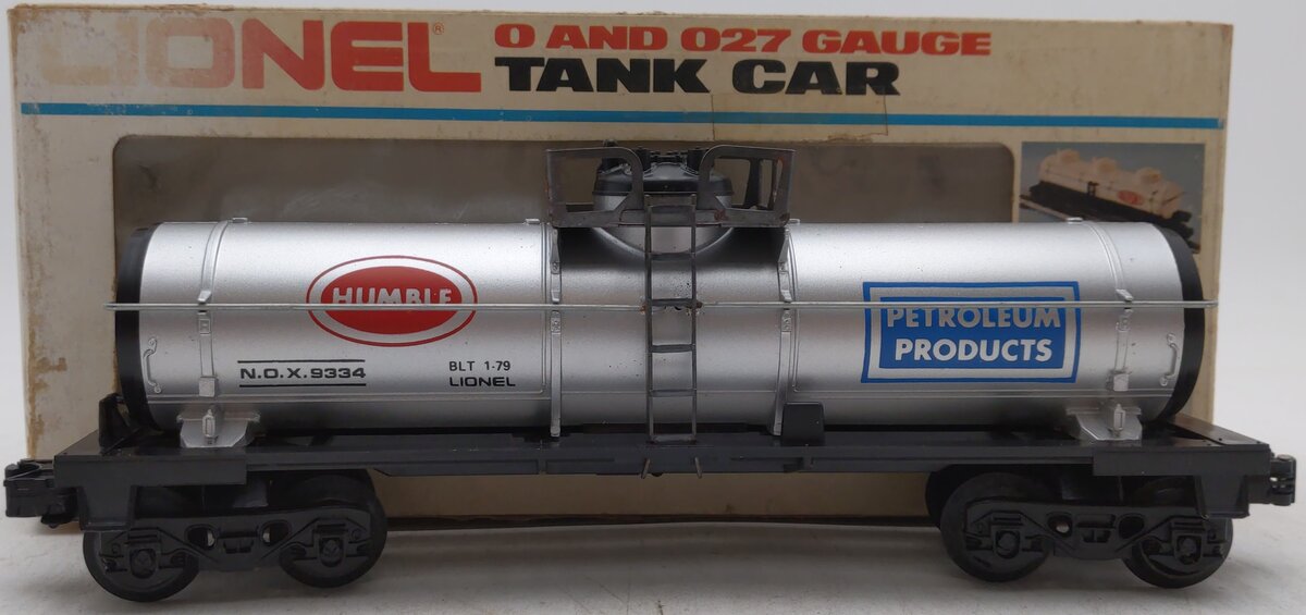 Lionel 6-9334 O Gauge Humble Oil Single Dome Tank Car VG/Box