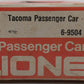 Lionel 6-9504 O Gauge Milwaukee Road "City Of Tacoma" Coach Car #9504 VG/Box