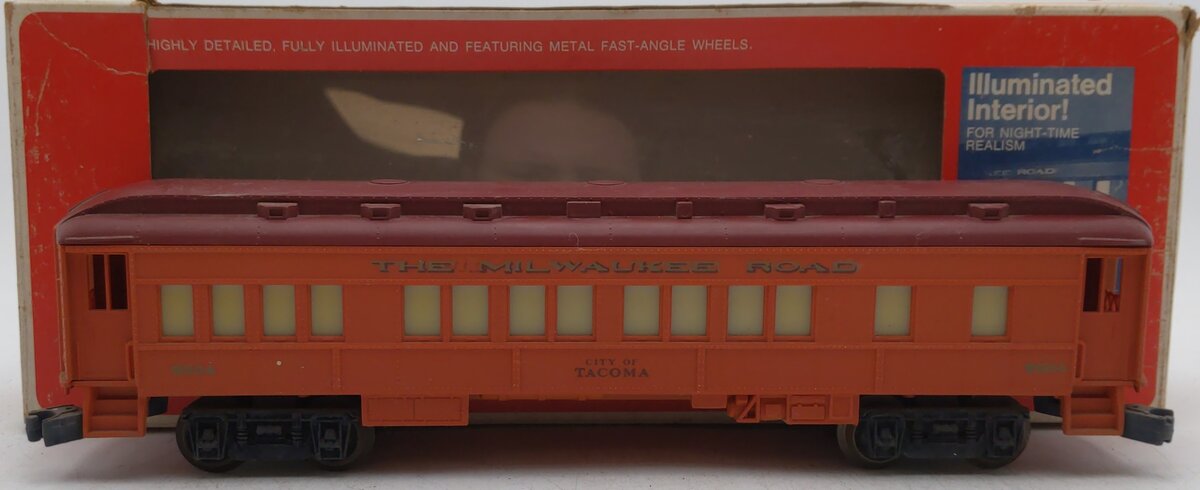 Lionel 6-9504 O Gauge Milwaukee Road "City Of Tacoma" Coach Car #9504 VG/Box