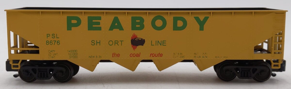 American Models 3406 S Scale Peabody 4-Bay Hopper #8676 EX/Box