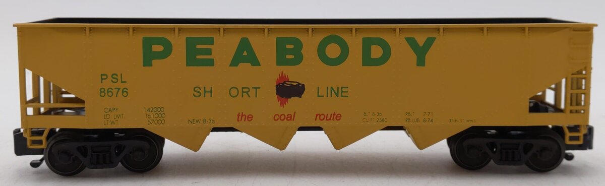 American Models 3406 S Scale Peabody 4-Bay Hopper #8676 EX/Box