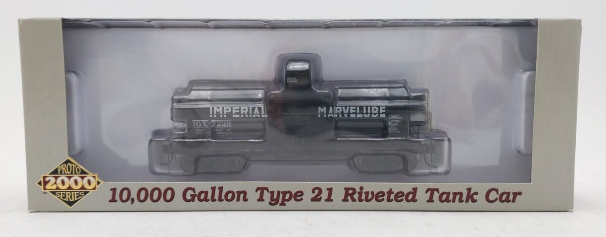 Proto 2000 101322 HO Imperial Oil 10K Gallon Type 21 Riveted Tank Car #7239 EX/Box