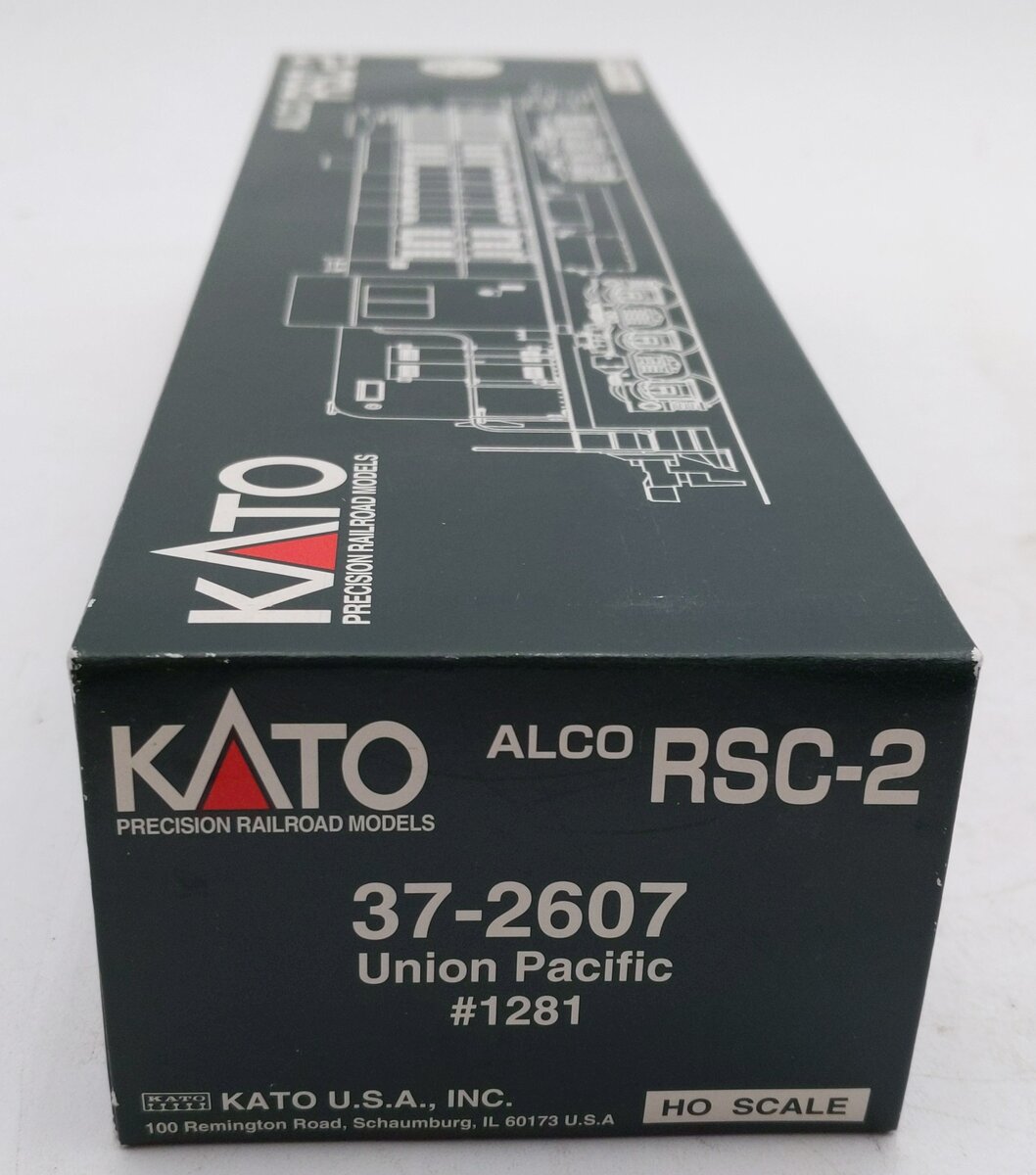 Kato 37-2607 HO Scale UP Alco RSC-2 Diesel Locomotive #1281 LN/Box