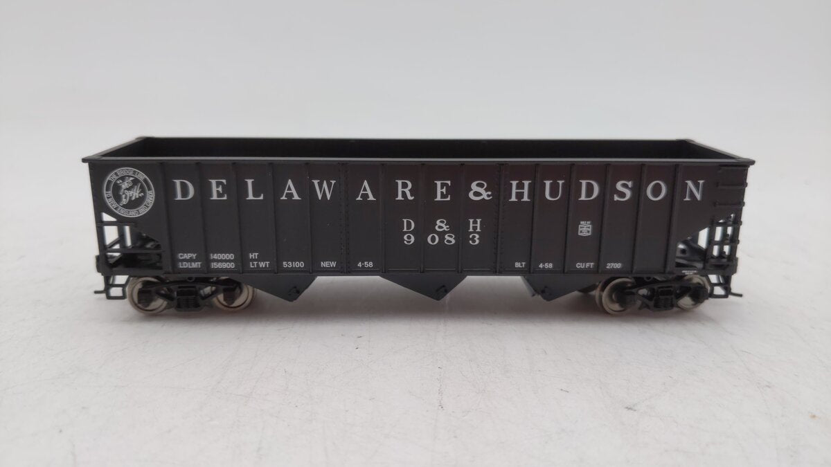 Bowser 42480 HO Delaware & Hudson 70 Ton 14 Panel 3-Bay Hopper Car #9083