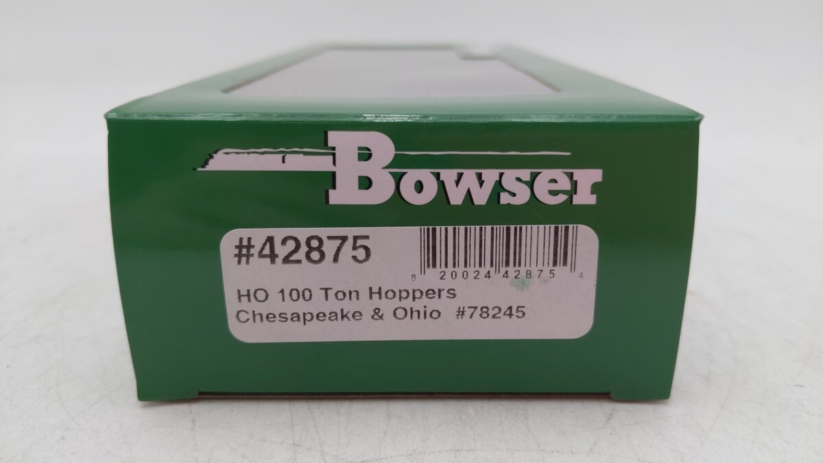 Bowser 42875 HO C&O 100-Ton 3-Bay Open Hopper Ready-To-Run #78245