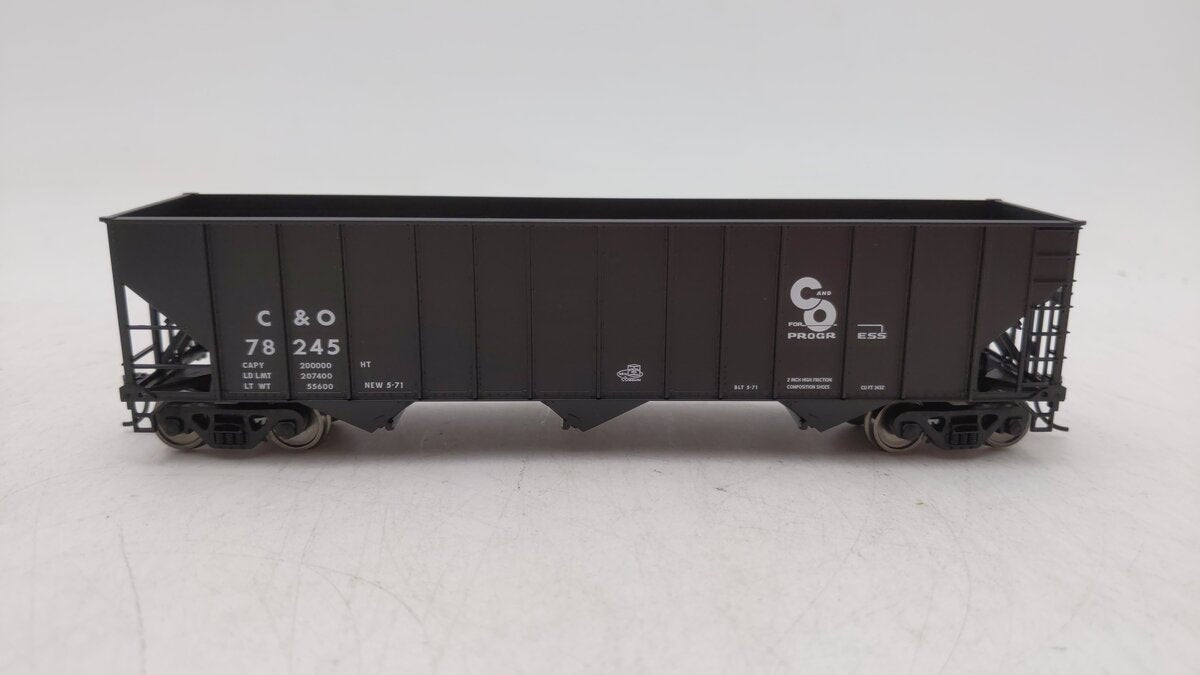 Bowser 42875 HO C&O 100-Ton 3-Bay Open Hopper Ready-To-Run #78245