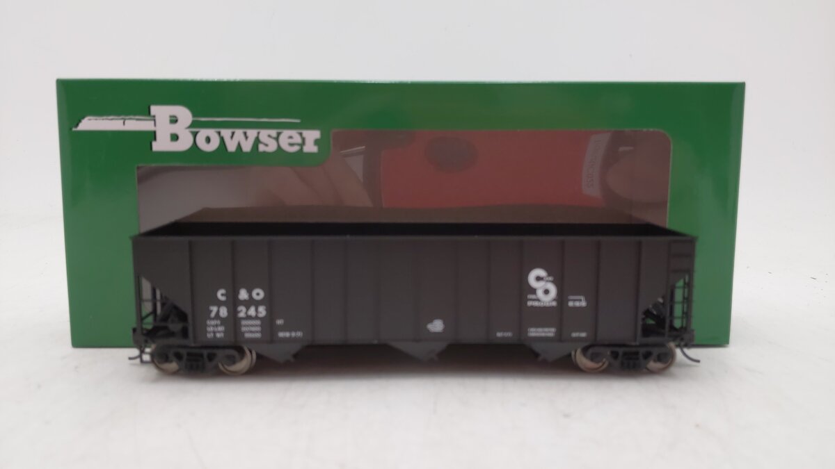 Bowser 42875 HO C&O 100-Ton 3-Bay Open Hopper Ready-To-Run #78245