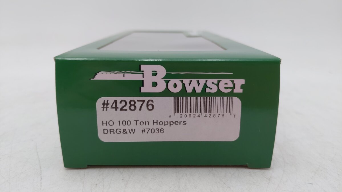 Bowser 42876 Ho Denver & Rio Grande Western 100 Ton Hopper #7036