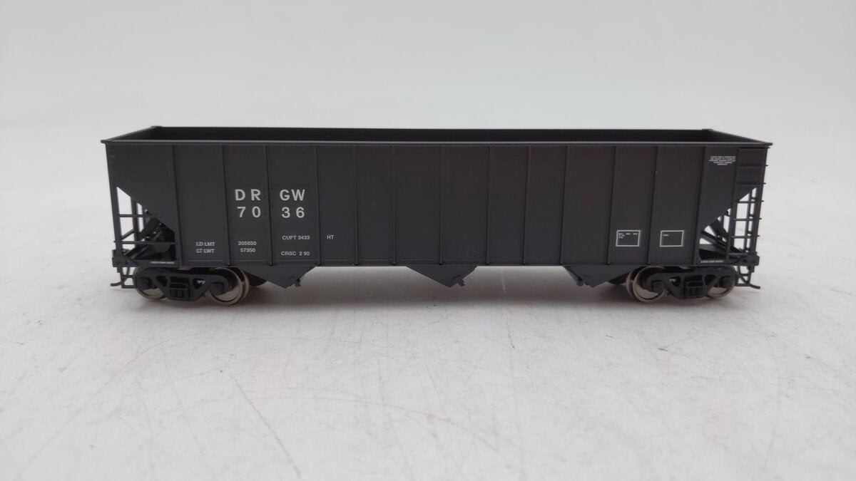 Bowser 42876 Ho Denver & Rio Grande Western 100 Ton Hopper #7036