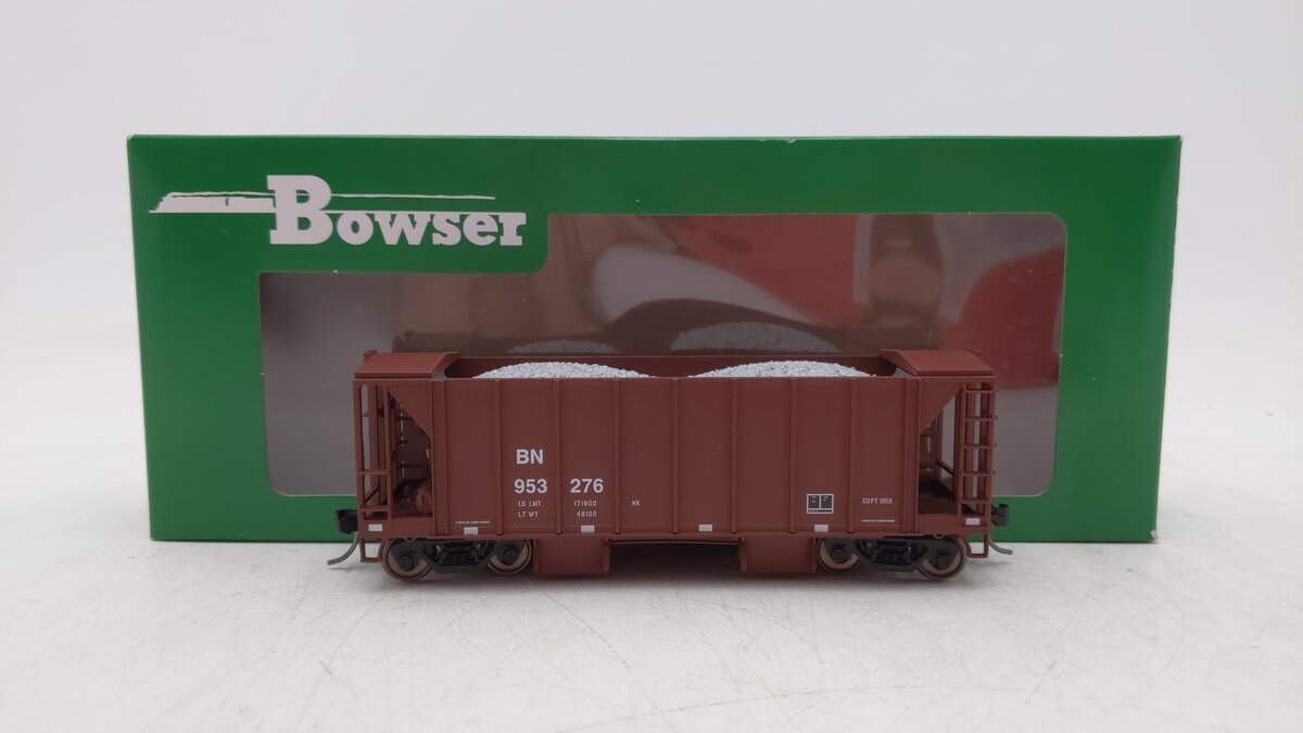 Bowser 42786 Ho Burlington Northern 70t 2-Bay Covered Hopper #953276