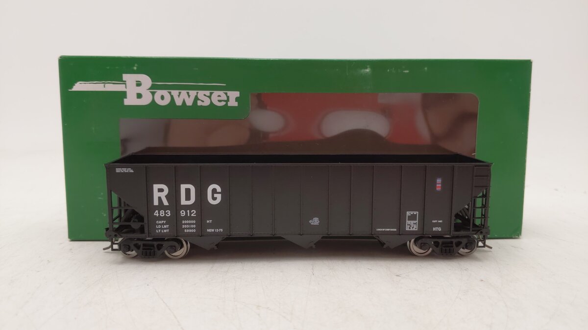 Bowser 43236 HO Reading H-43 100-Ton Hopper Car #483912