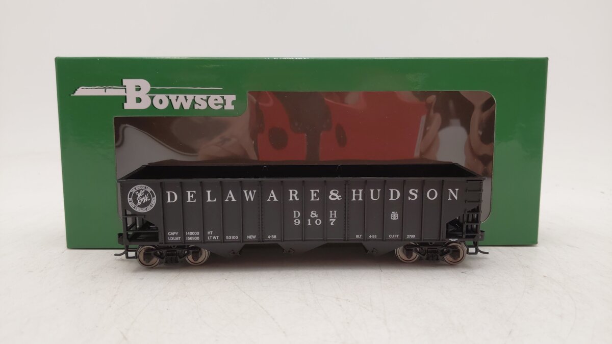 Bowser 42481 HO Delaware & Hudson 70t 14p 3b Hopper #9107