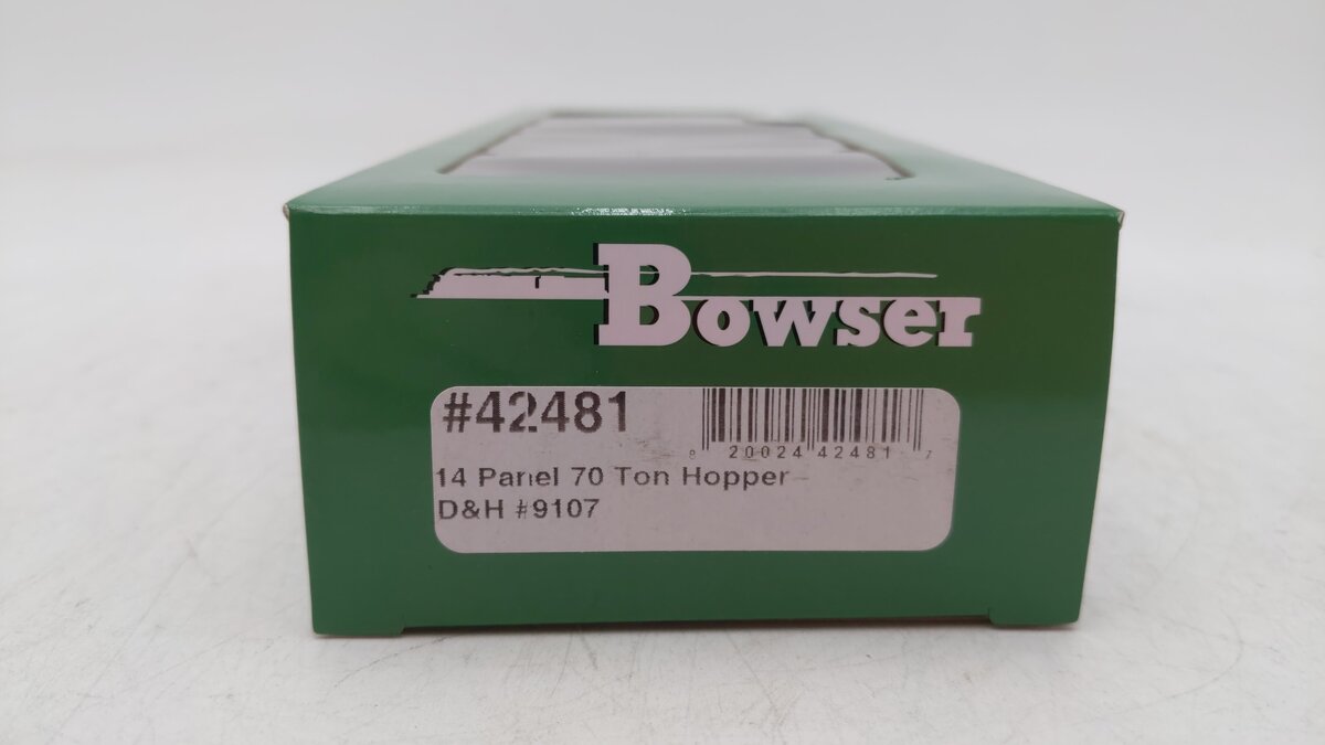 Bowser 42481 HO Delaware & Hudson 70t 14p 3b Hopper #9107