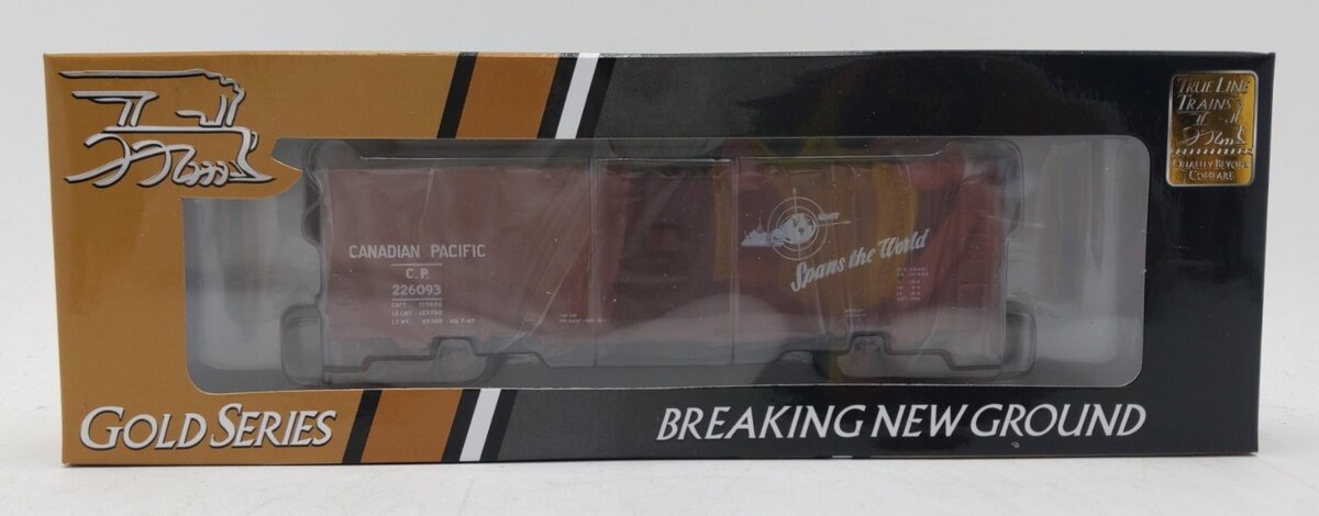True Line Trains 300152 HO Scale Canadian Pacific Railway 40' Boxcar #226093 NIB