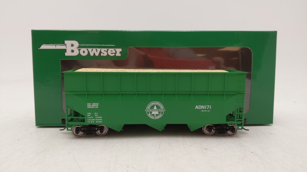 Bowser 42575 HO Ashley Drew & Northern Woodchip Hopper RTR #171